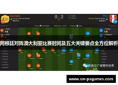 阿根廷对阵澳大利亚比赛时间及五大关键要点全方位解析